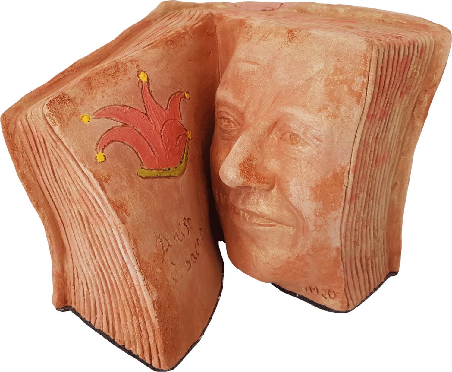 Il libro di Dario Fo Michele Imperiale Sculpture for sale
