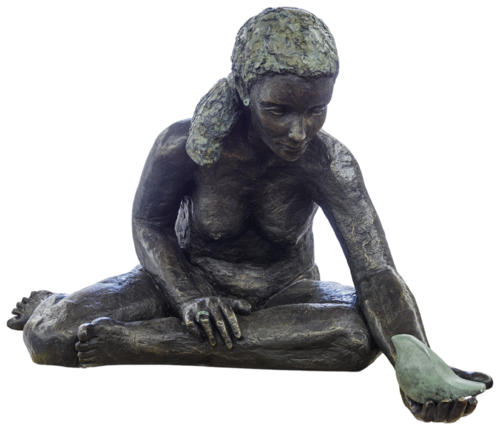 Sutak, mujer pájaro by Esther Tenedor, Sculpture for Sale on Select