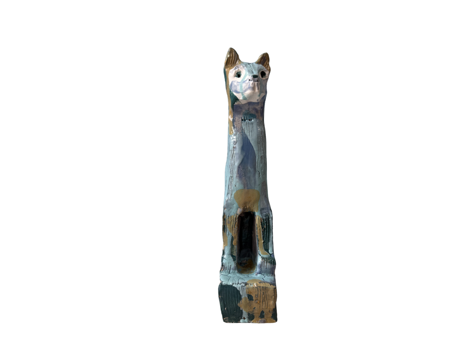Blue Dog Kathleen Rhee Sculpture for sale