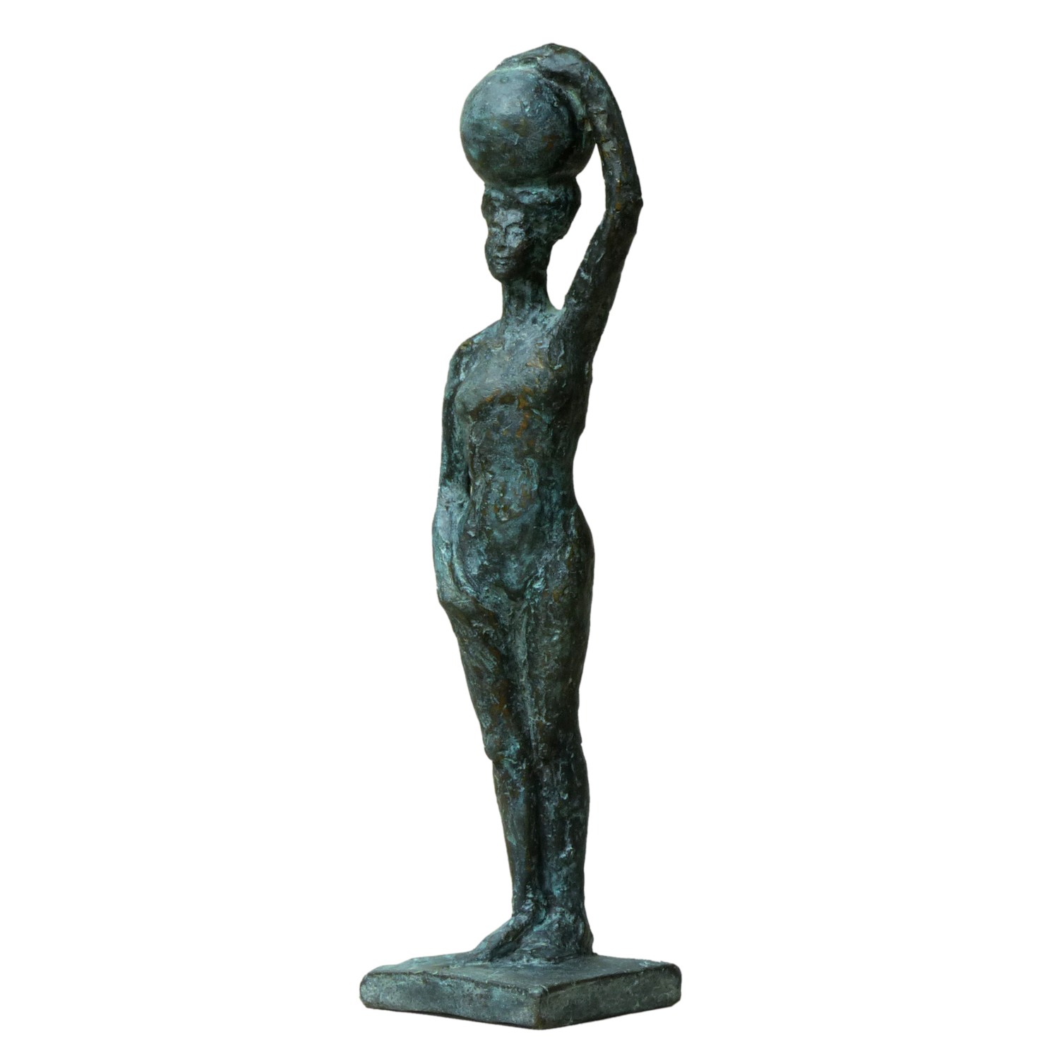 World on my head - Atlanta Angelika Kienberger Sculpture for sale