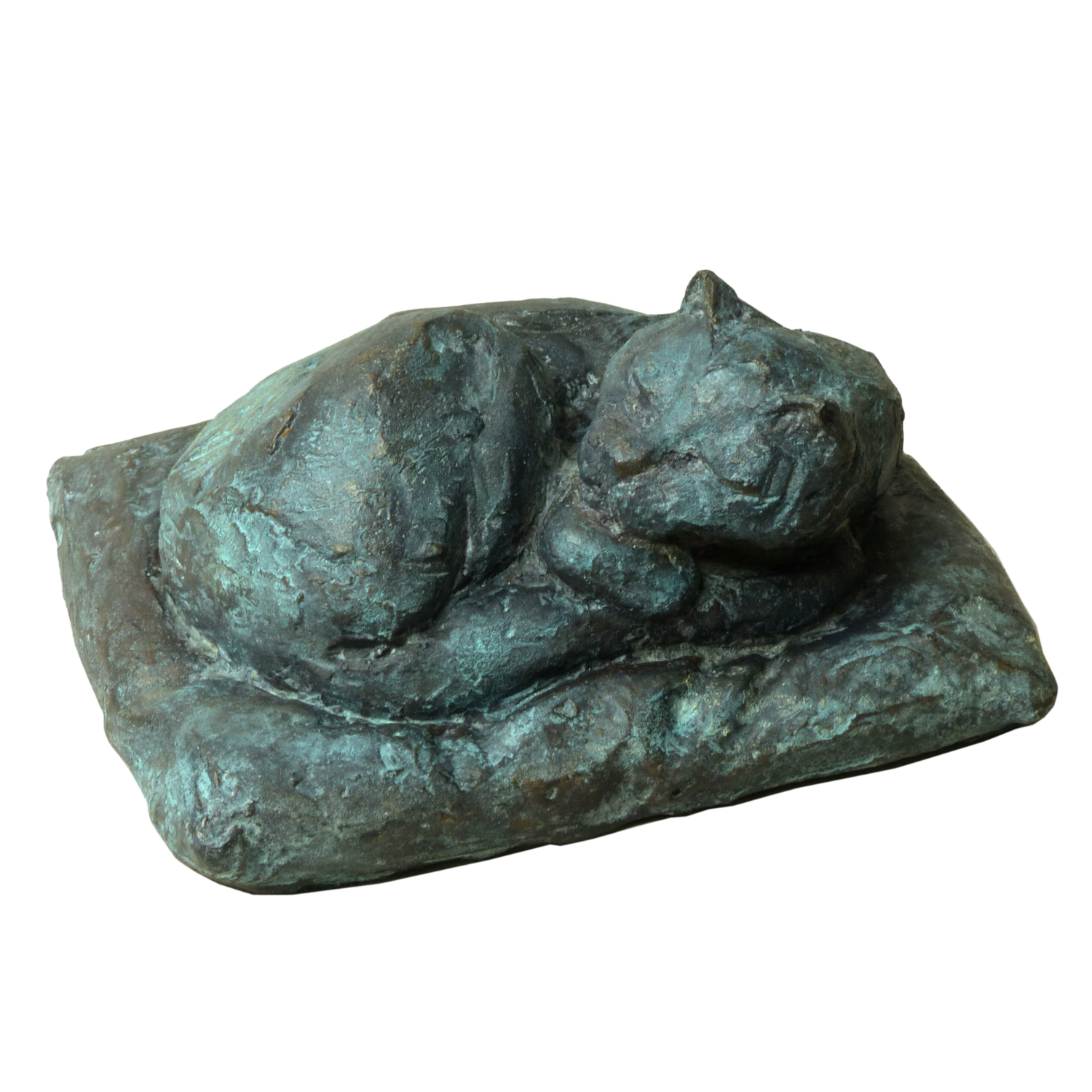 Sleeping cat Angelika Kienberger Sculpture for sale