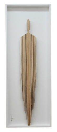 human flow WALL I by Manfred Hellweger, Sculpture for Sale on Select