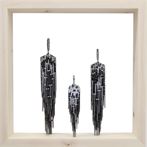 human nails WALL IV by Manfred Hellweger, Sculpture for Sale on Select