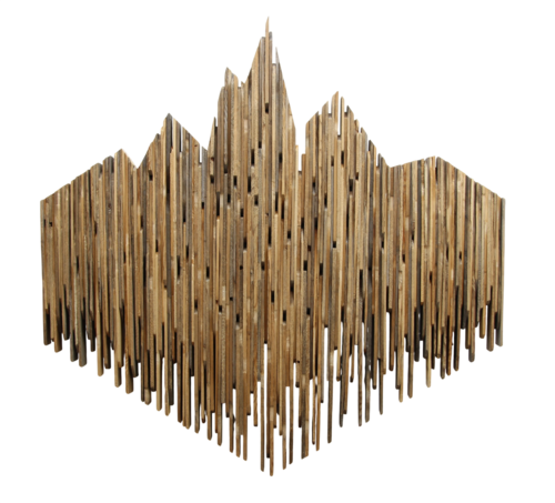 mountain flow VI von Manfred Hellweger, Skulptur kaufen auf Select