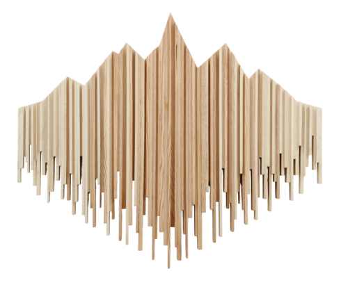 mountain flow VIII von Manfred Hellweger, Skulptur kaufen auf Select