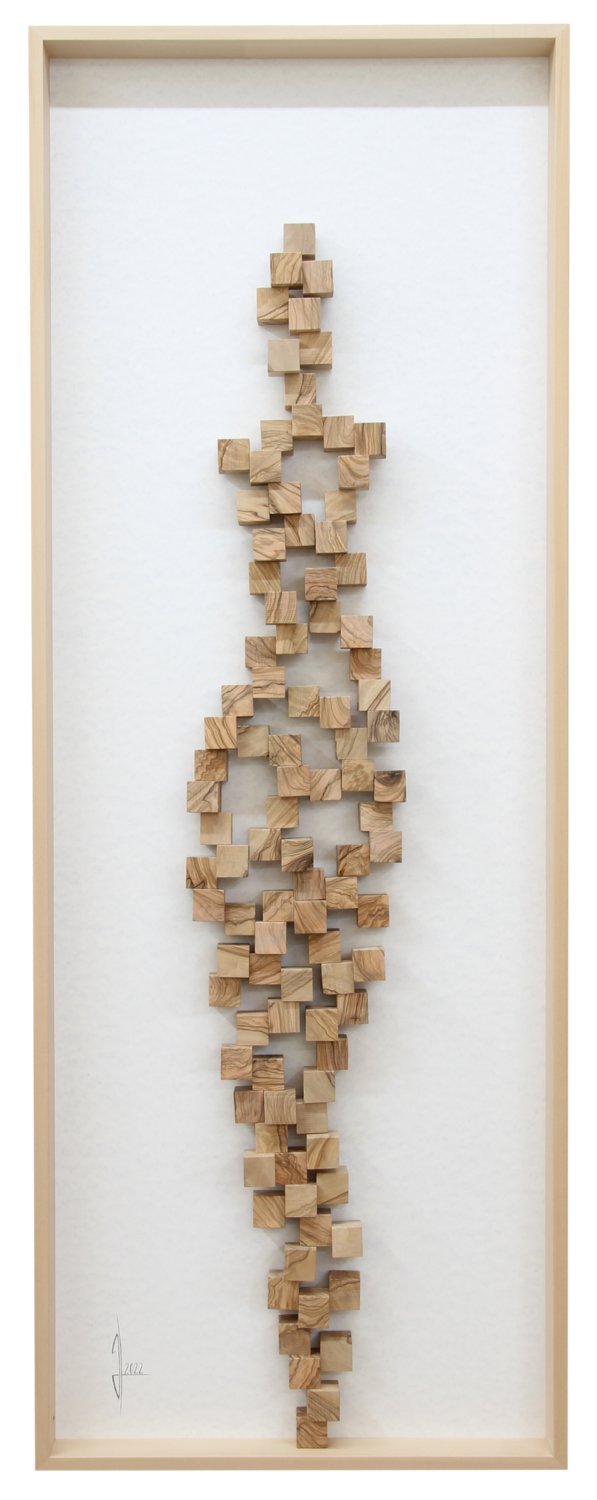 human cubes WALL 99 Manfred Hellweger Sculpture for sale