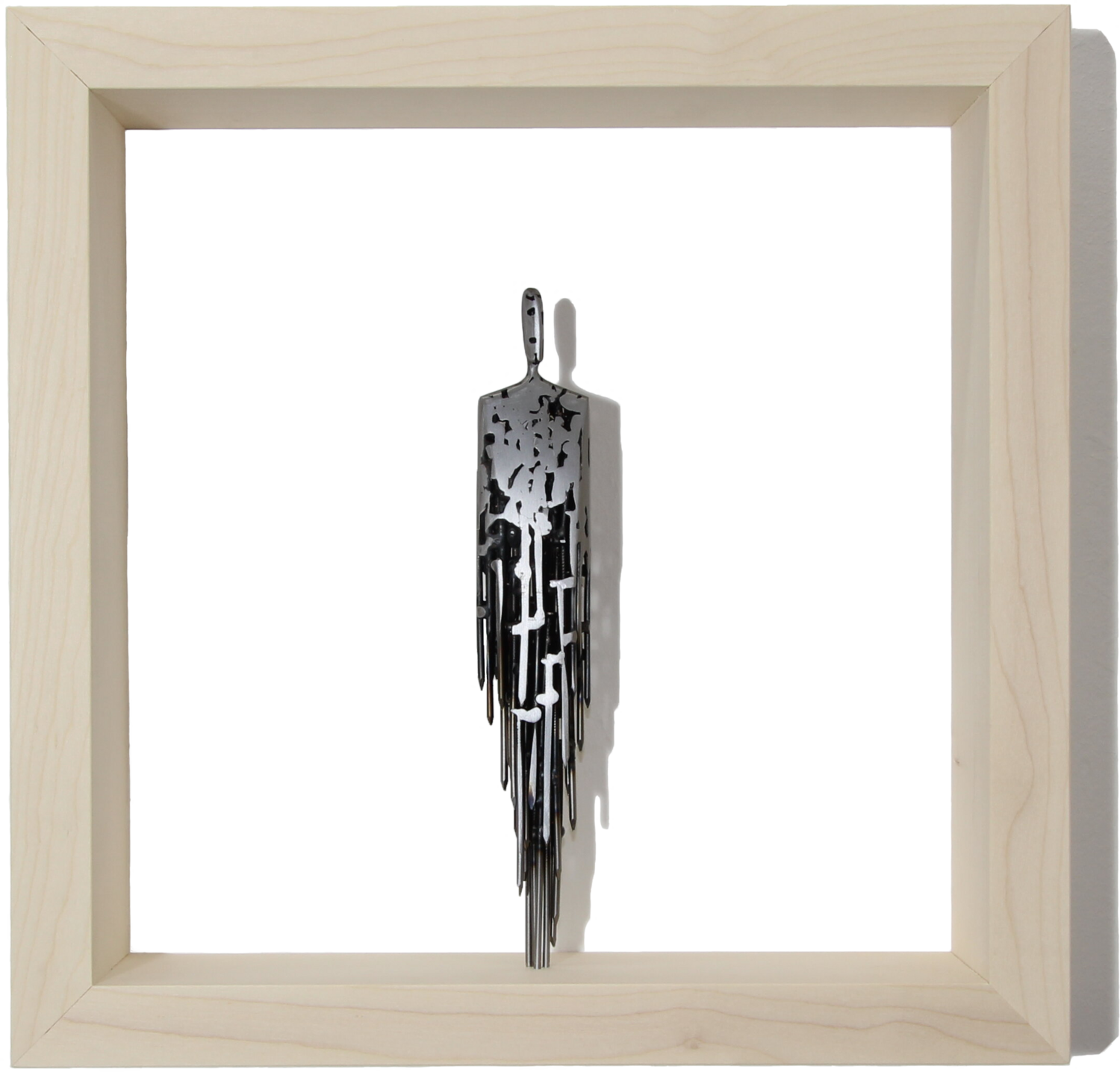 human nails WALL II Manfred Hellweger Sculpture for sale