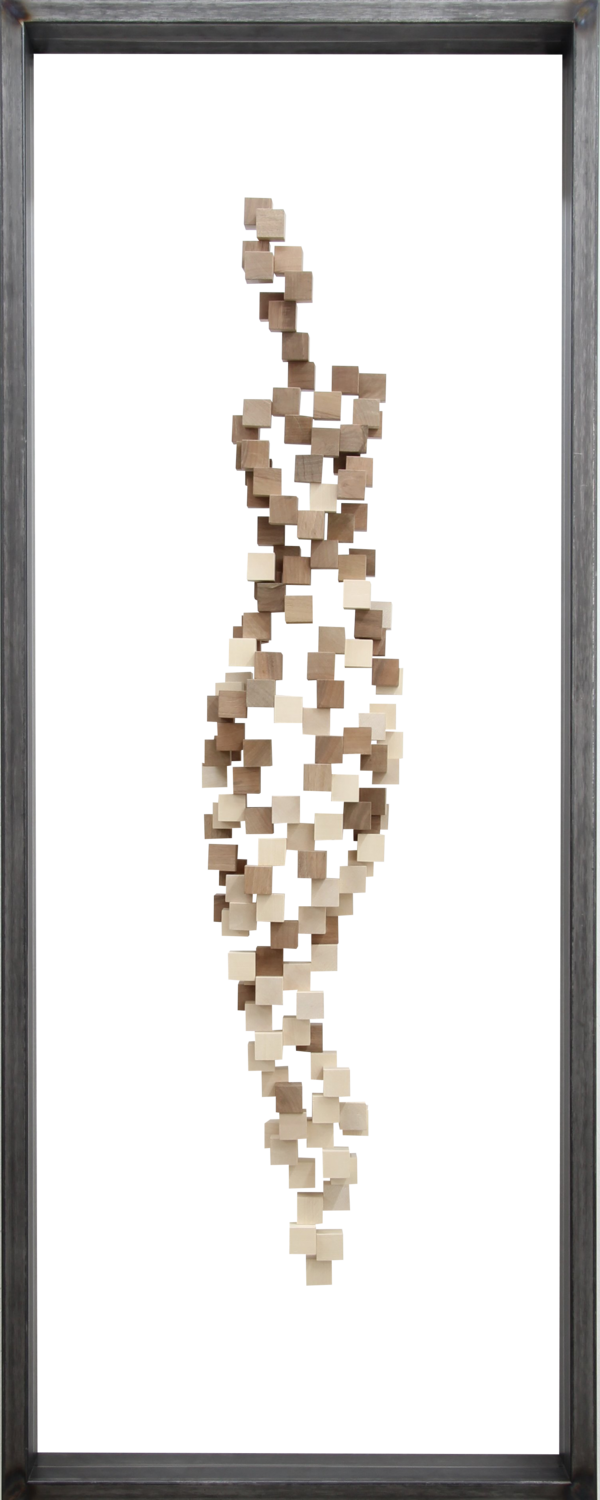 human cubes WALL 144 Manfred Hellweger Sculpture for sale