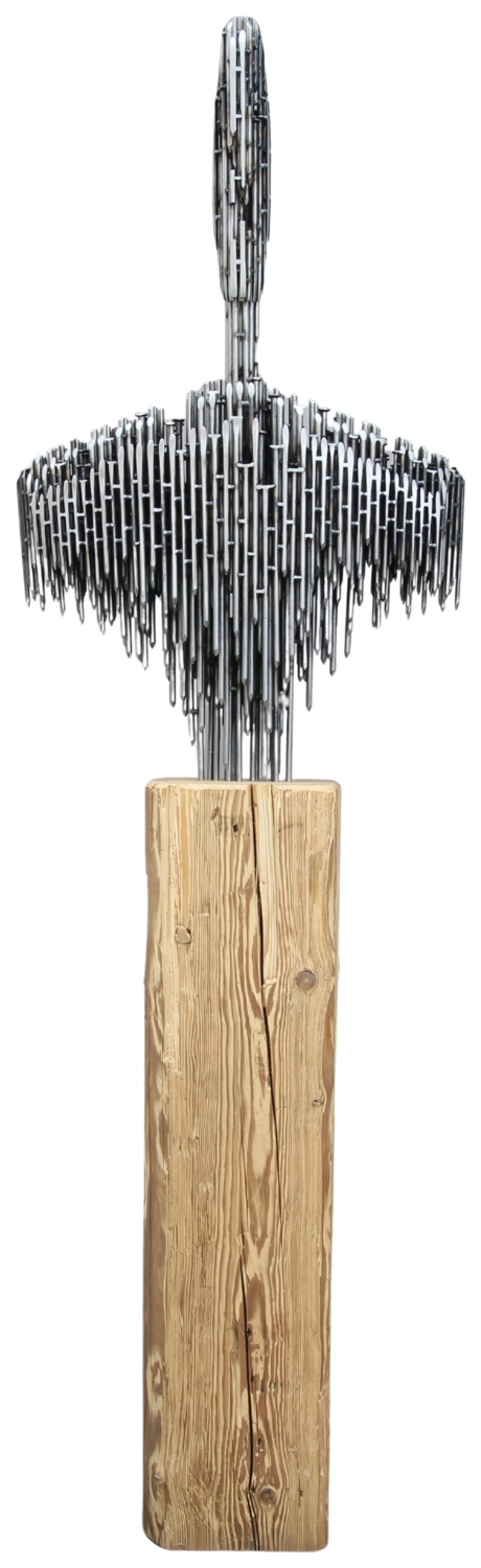 human nails bust I Manfred Hellweger Sculpture for sale