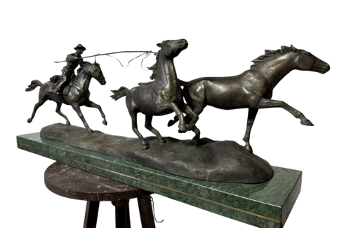 The Chase by Emil Kasymov, Sculpture for Sale on Select