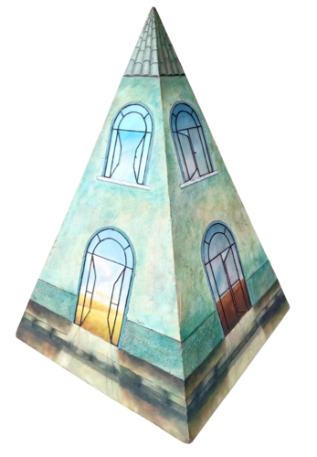 Pyramid seasons by Antonio Presti, Sculpture for Sale on Select