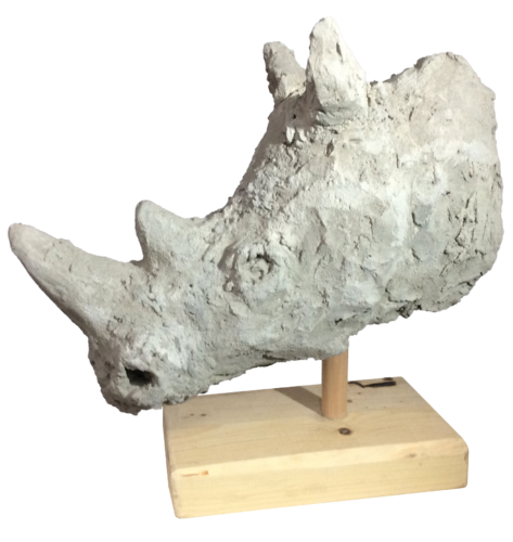 rinoceronte nº 1 by juan angel saiz manrique, Sculpture for Sale on Select