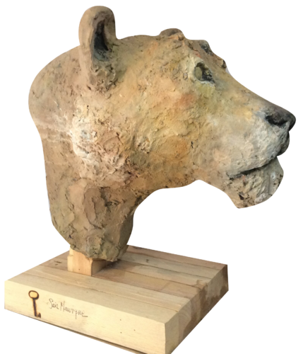leona by juan angel saiz manrique, Sculpture for Sale on Select