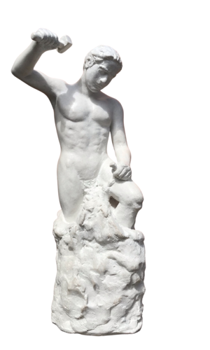 Hombre tallandose a si moismo by martha escondeur, Sculpture for Sale on Select