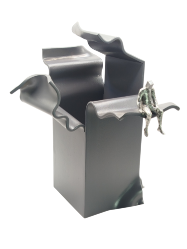 Box in the wind by Achezegag, Sculpture for Sale on Select
