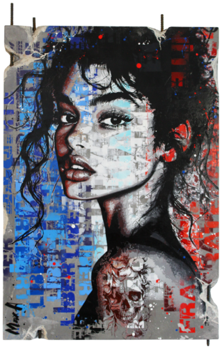 wall fragment "Marianne#1 " by Maxime Andriot, Sculpture for Sale on Select