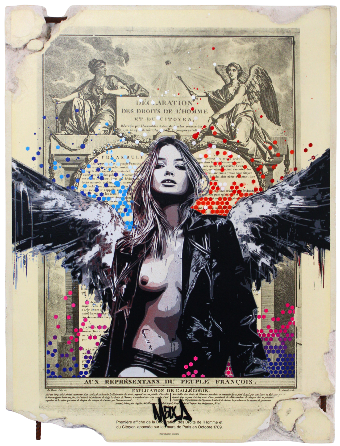 Ange rebel #2 Maxime Andriot Sculpture for sale