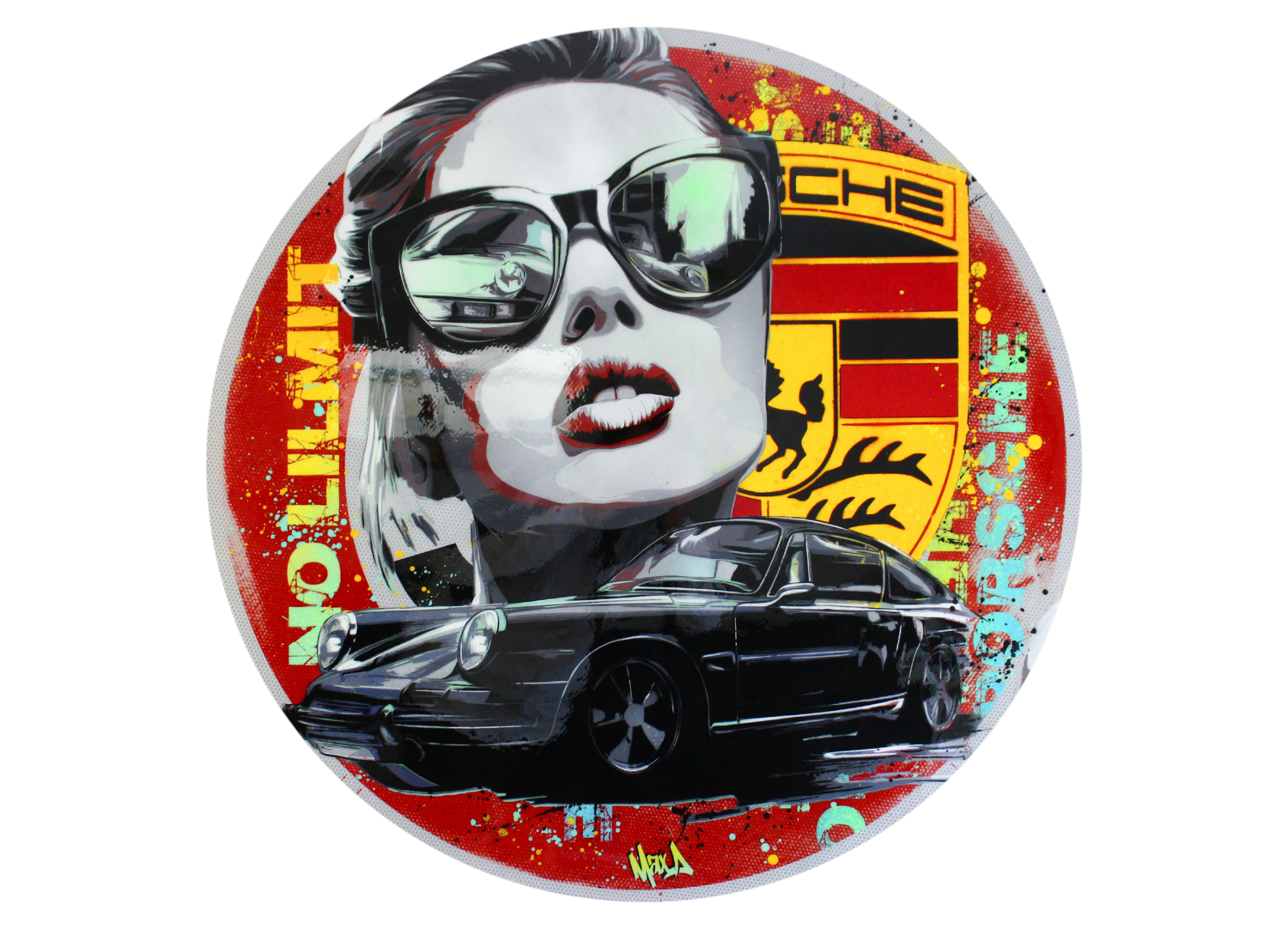 Porsche no limit Maxime Andriot Sculpture for sale