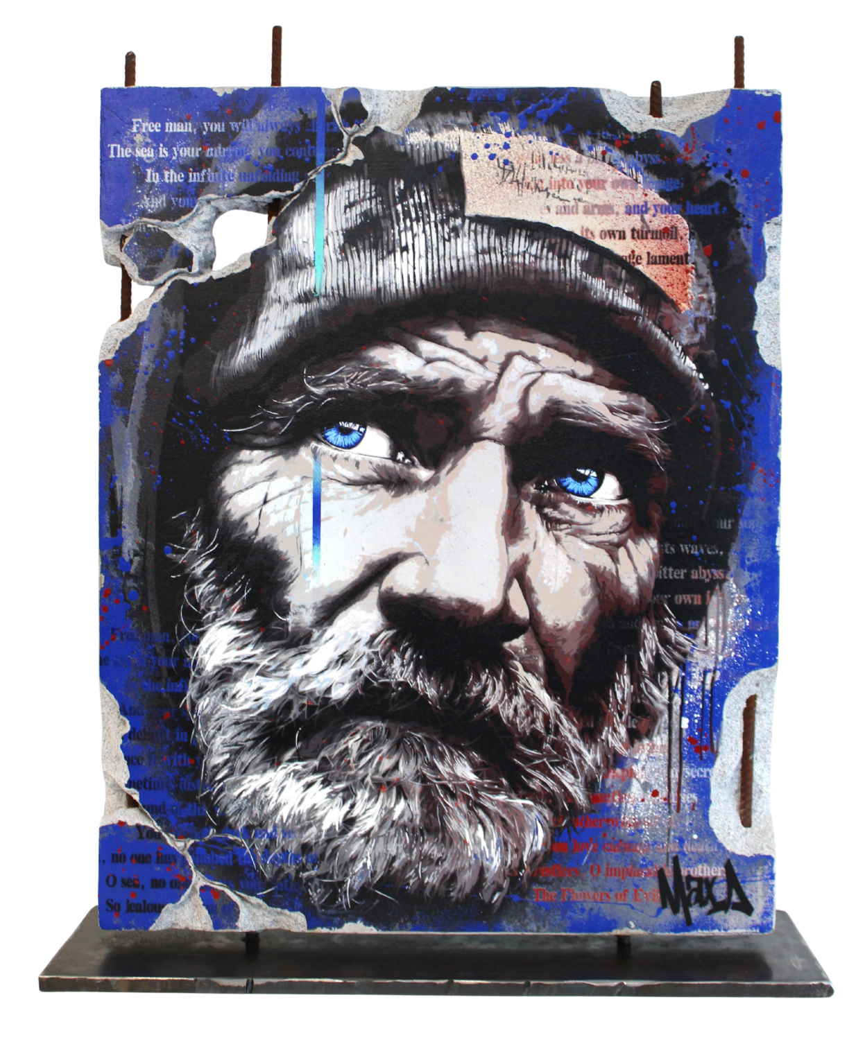 Man of the sea Maxime Andriot Sculpture for sale
