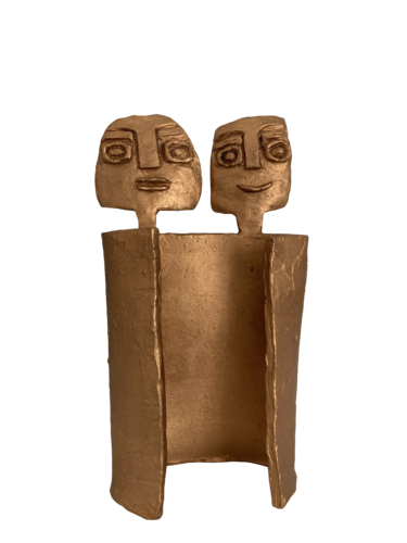 Das Paar - Loving Couple #1270 by ISOLDEN, Sculpture for Sale on Select