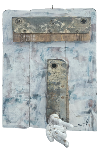 Main dans les airs - 2025 by Sof - Sophie Voigt-Chadeyron, Sculpture for Sale on Select