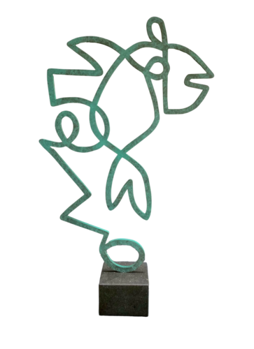 Flying Birdfish by Denny Baggen, Sculpture for Sale on Select