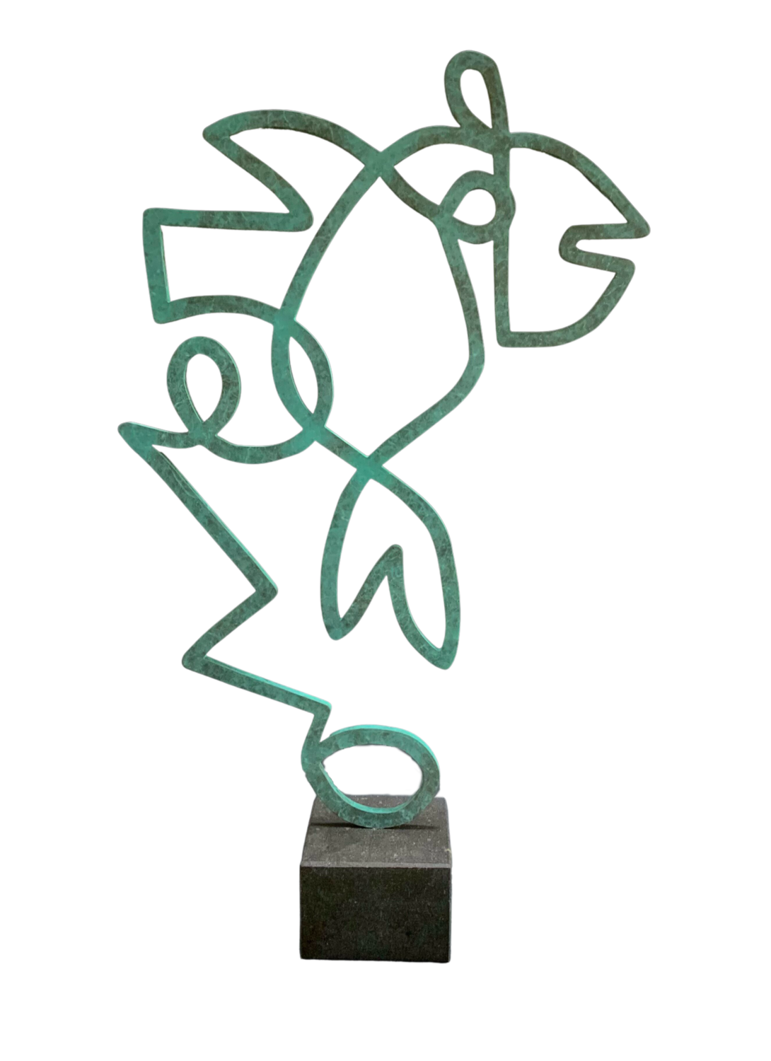 Flying Birdfish Denny Baggen Sculpture for sale