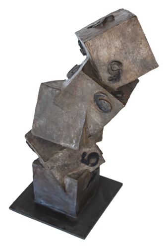 5Cubes – Composizione minimalista in bronzo numerato by Paolo Grassi, Sculpture for Sale on Select