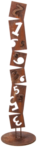 Infinity Key – Serie di 6 sculture simboliche in ferro ossidato by Paolo Grassi, Sculpture for Sale on Select