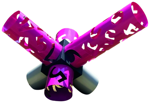 Pink Panther – Scultura in alluminio con inserti rosa del progetto From "0" to Infinity by Paolo Grassi, Sculpture for Sale on Select