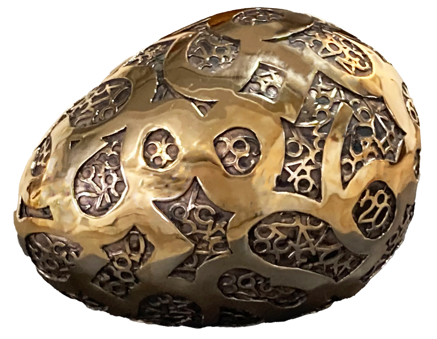Big Egg – Scultura in bronzo del progetto From "0" to Infinity Paolo Grassi Sculpture for sale