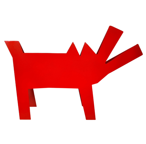 The Dog KH. Red by José Soler Art, Sculpture for Sale on Select