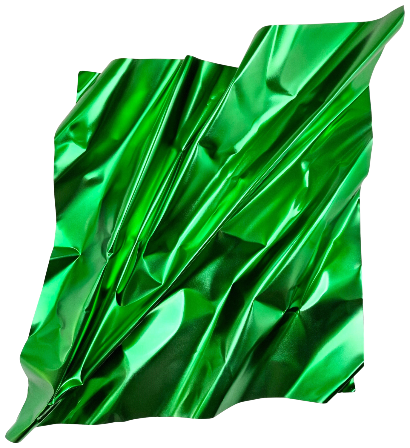 Steel Silk. Green José Soler Art Sculpture for sale