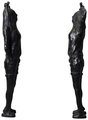 Peek-a-boo COUPLE (woman-woman) by Carole Kohler, Sculpture for Sale on Select