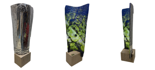 Blue interior 2 by Carole Kohler, Sculpture for Sale on Select