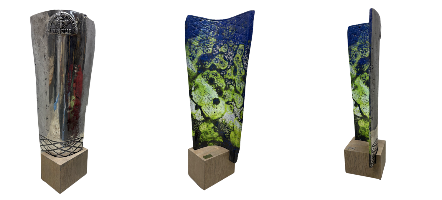 Blue interior 2 Carole Kohler Sculpture for sale