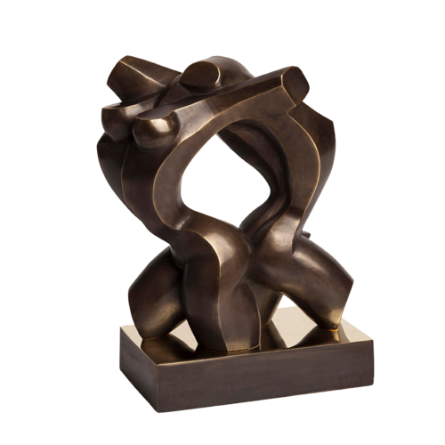 "Unity" Abstract Bronze Sculpture by Veaceslav Jiglitski, Sculpture for Sale on Select