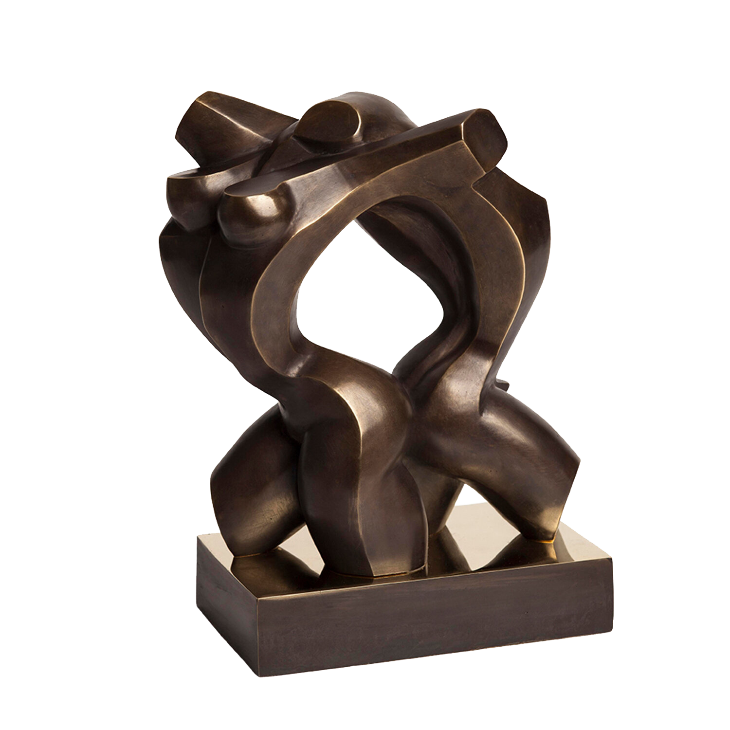 "Unity" Abstract Bronze Sculpture Veaceslav Jiglitski Sculpture for sale