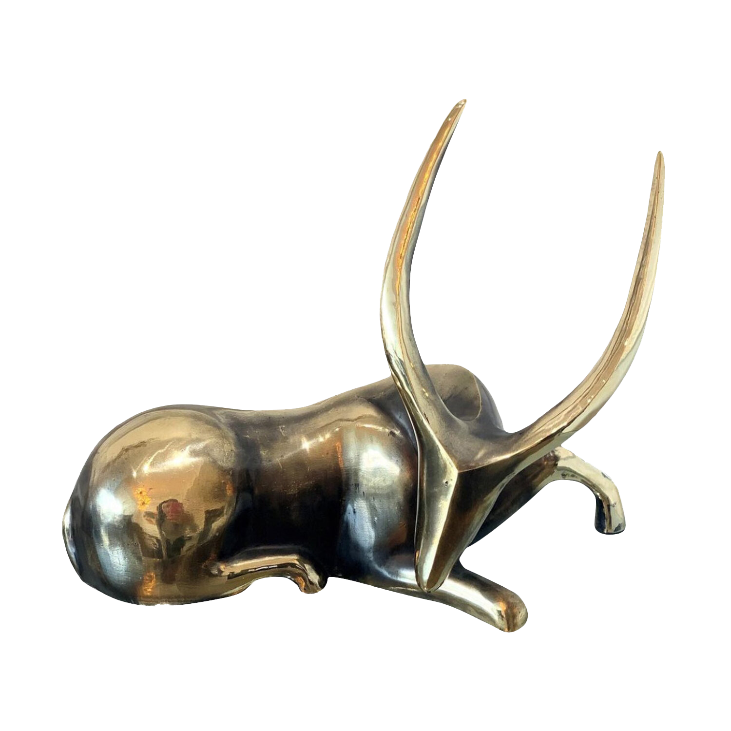 "Oryx" Contemporary Figurative Bronze Sculpture Veaceslav Jiglitski Sculpture for sale