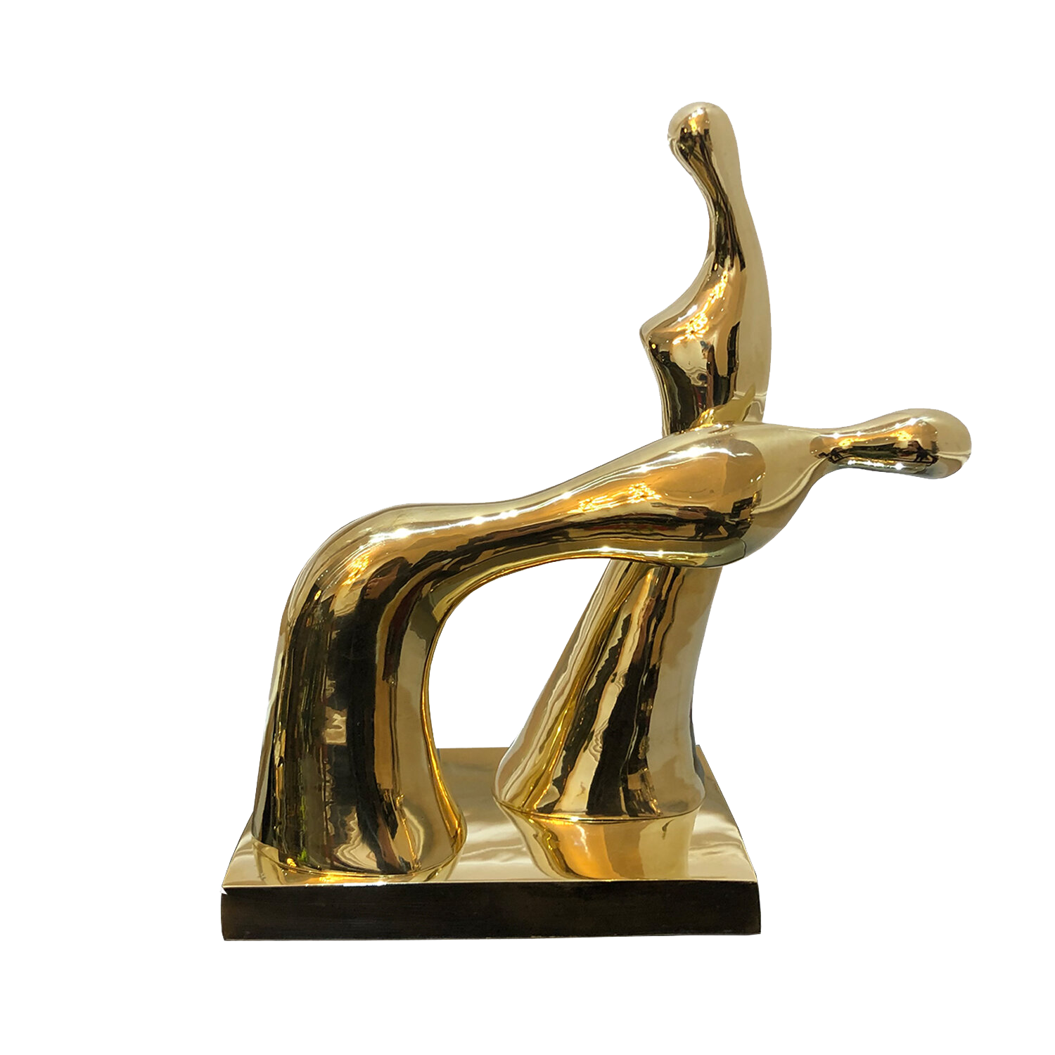 "Worship" Contemporary Abstract Bronze Sculpture Veaceslav Jiglitski Sculpture for sale