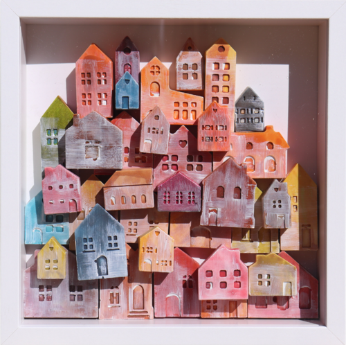 My lovely town by Donatella Marraoni, Sculpture for Sale on Select