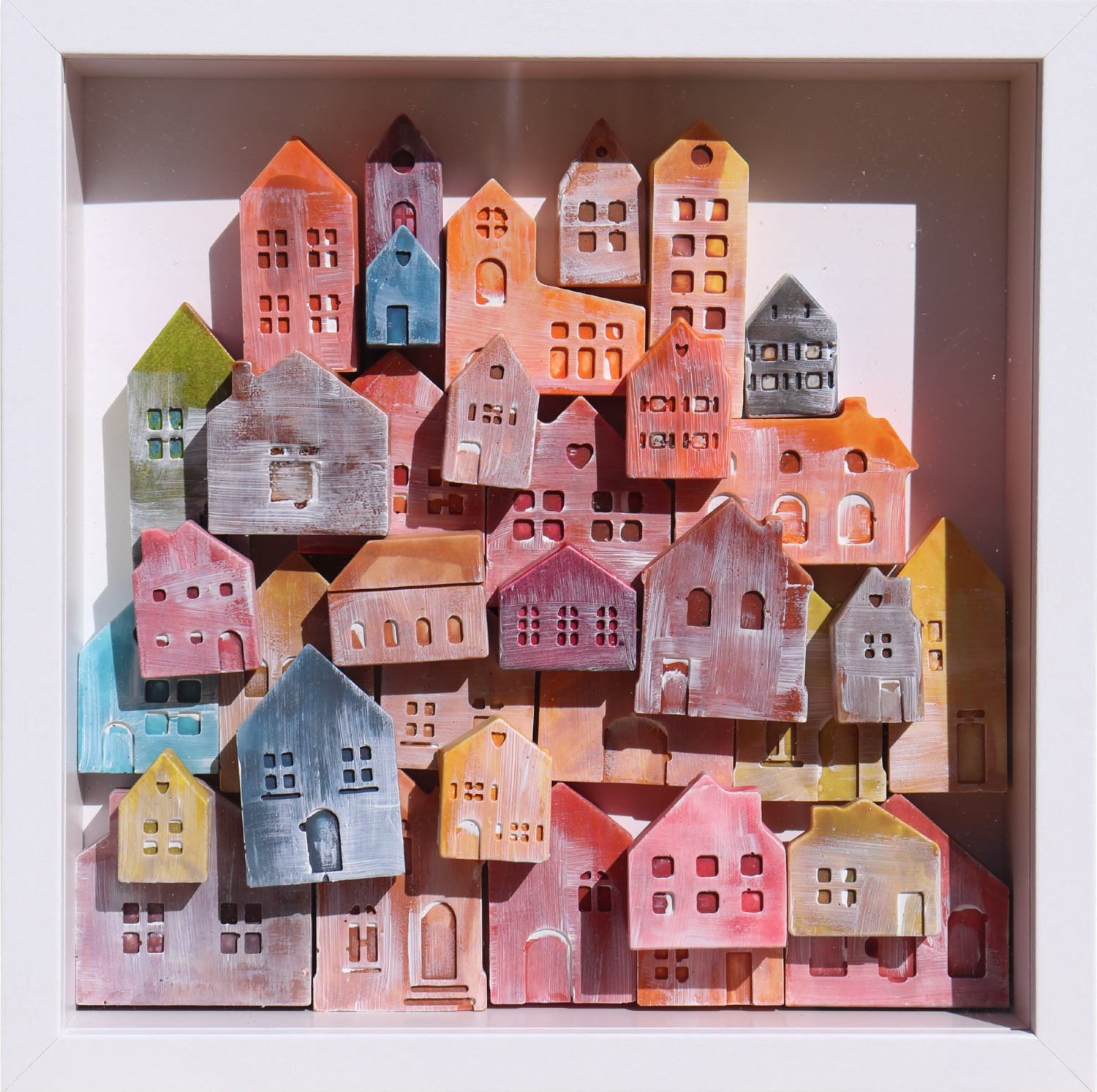 My lovely town Donatella Marraoni Sculpture for sale