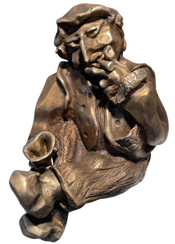 Smoke, Drink and Think by Malka Tsentsiper, Sculpture for Sale on Select