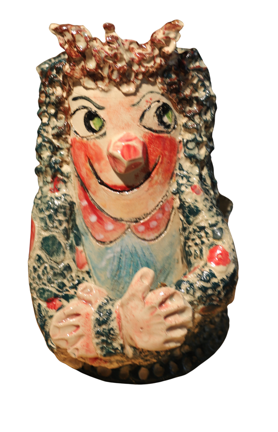 Clown Malka Tsentsiper Sculpture for sale