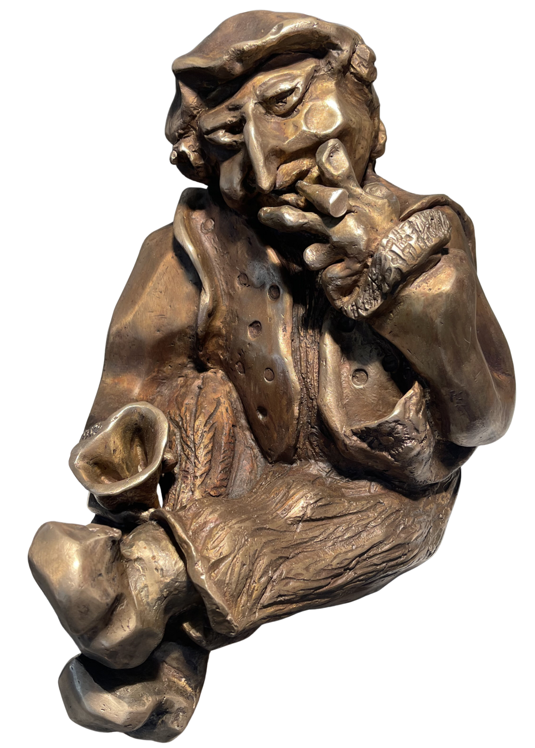 Smoke, Drink and Think Malka Tsentsiper Sculpture for sale