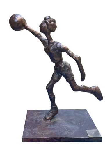 For the love of the game- basketball player by Lamia Fakhoury, Sculpture for Sale on Select