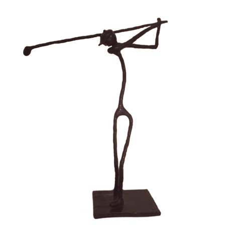 Inspired by ....... Golfer by Herold Van den Berg, Sculpture for Sale on Select