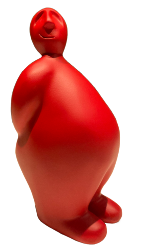 HappyGerrit©️ Junior II red by Herold Van den Berg, Sculpture for Sale on Select