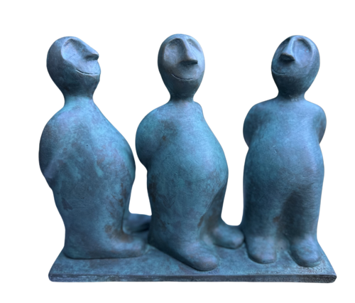 ilContento® Jr. IV Trio Bronze by Herold Van den Berg, Sculpture for Sale on Select