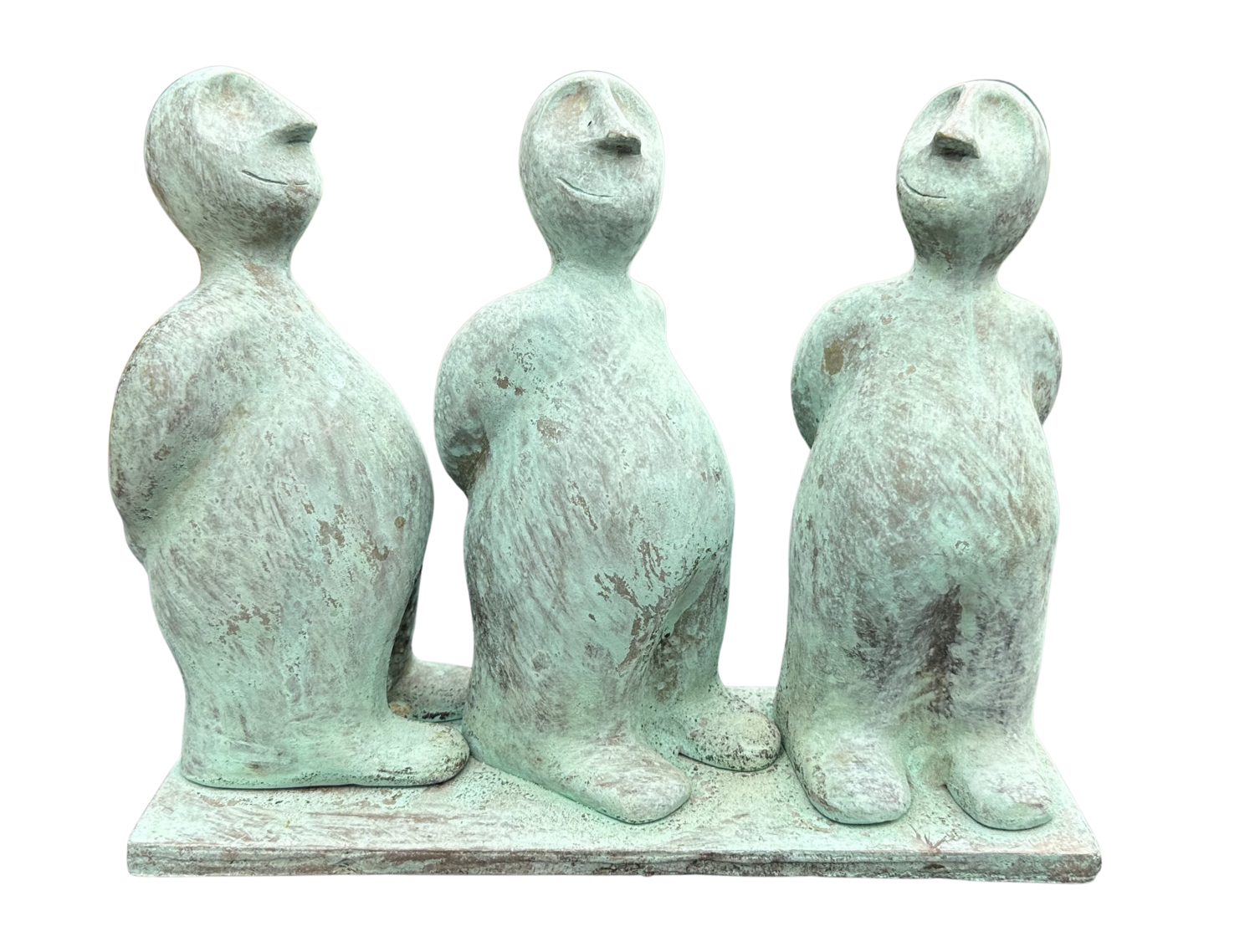 ilContento® Jr. IV Trio bronze Herold Van den Berg Sculpture for sale